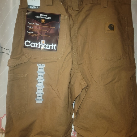 Carhartt Other - Carhartt Brown Canvas Work Dungarees